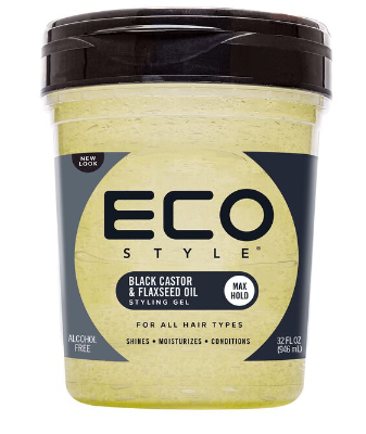 Eco Style Black Castor & Flaxseed Oil Styling Gel