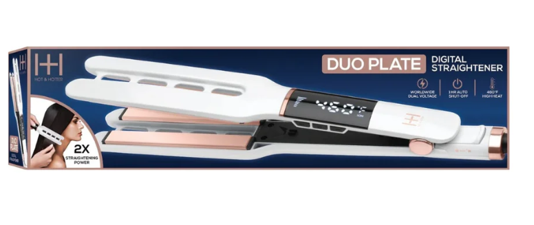 Hot & Hotter Dual Plate Digital Ceramic Flat Iron