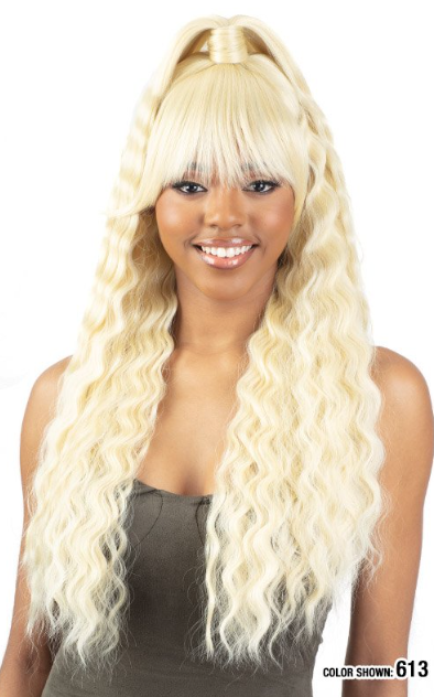 Model Model Half Up HD Lace Front Wig, Poppy