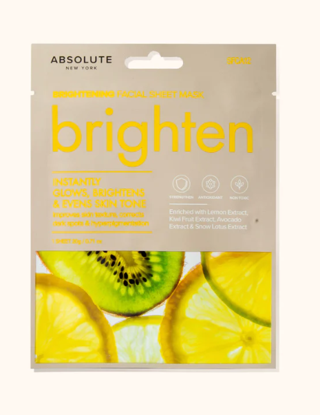 Absolute New York Facial Sheet Masks