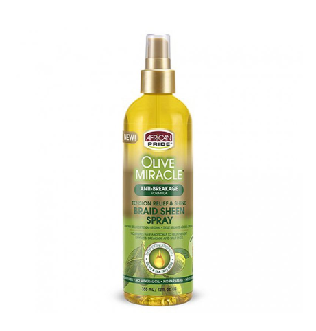African Pride Olive Braid Sheen Spray