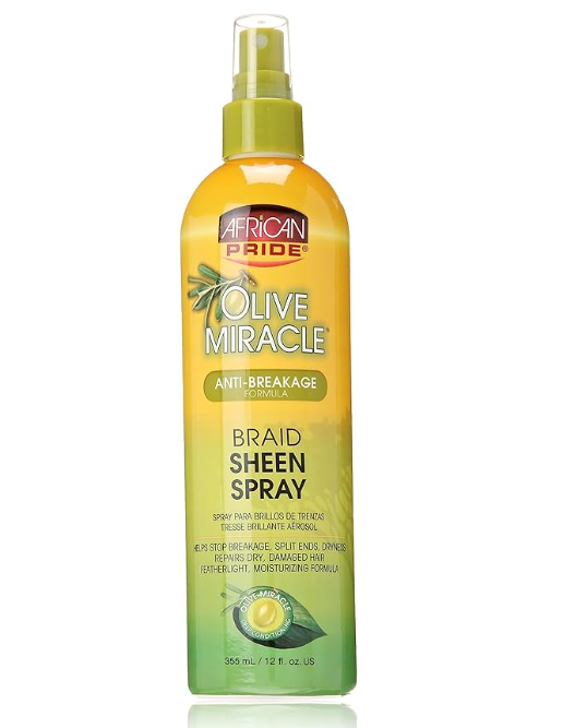 African Pride Olive Braid Sheen Spray