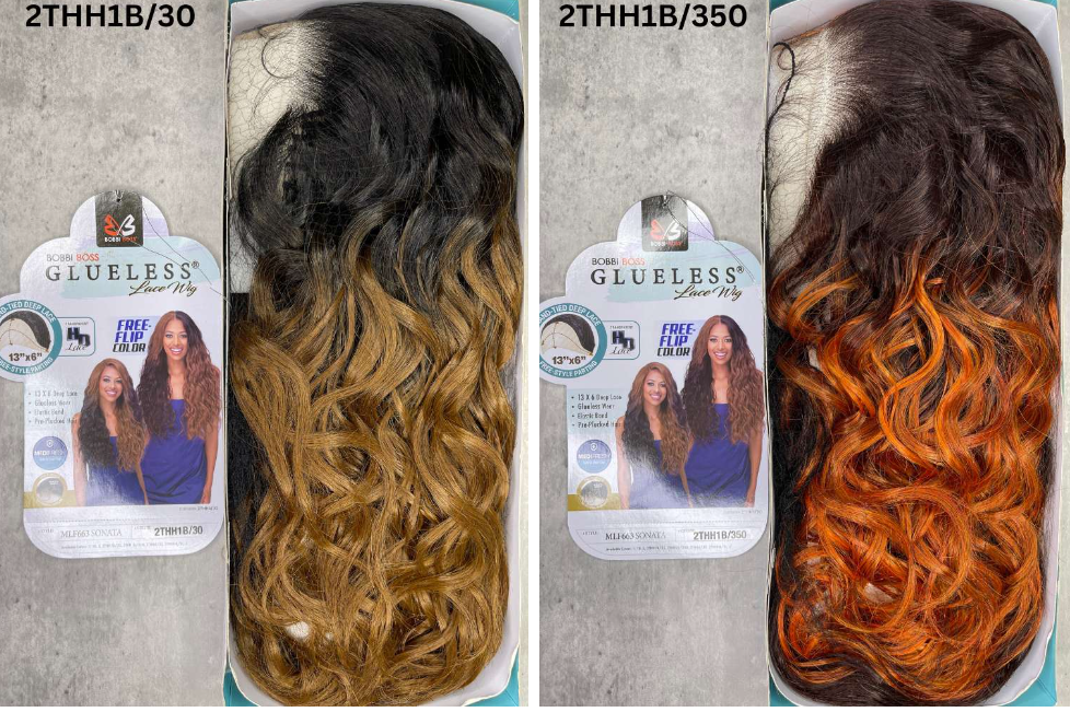 Bobbi Boss Synthetic Glueless Lace Frontal Wig - Sonata