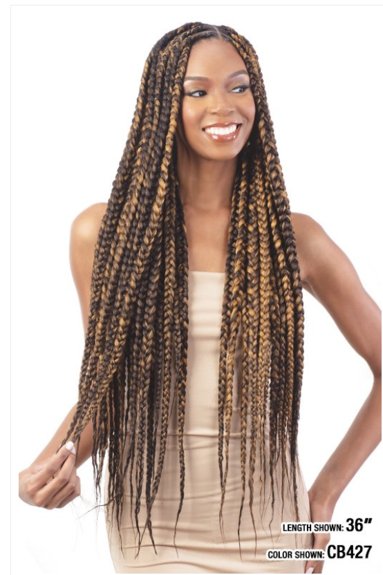Model Model Formation Natural Touch Braiding Hair x10