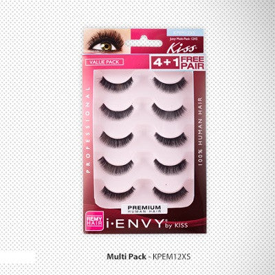 Kiss i-Envy Juicy Volume 4+1 Free Pairs Lashes