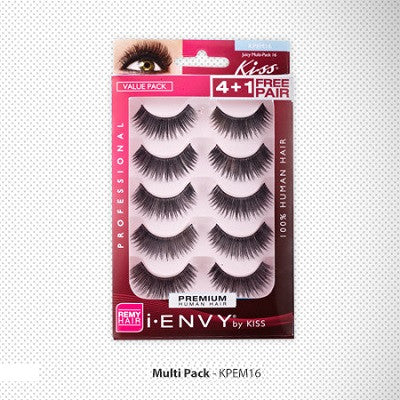 Kiss i-Envy Juicy Volume 4+1 Free Pairs Lashes