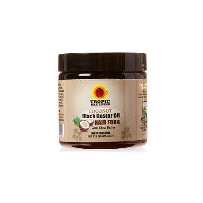 Tropic Isle Living Black Castor Oil Hair Food 4 oz