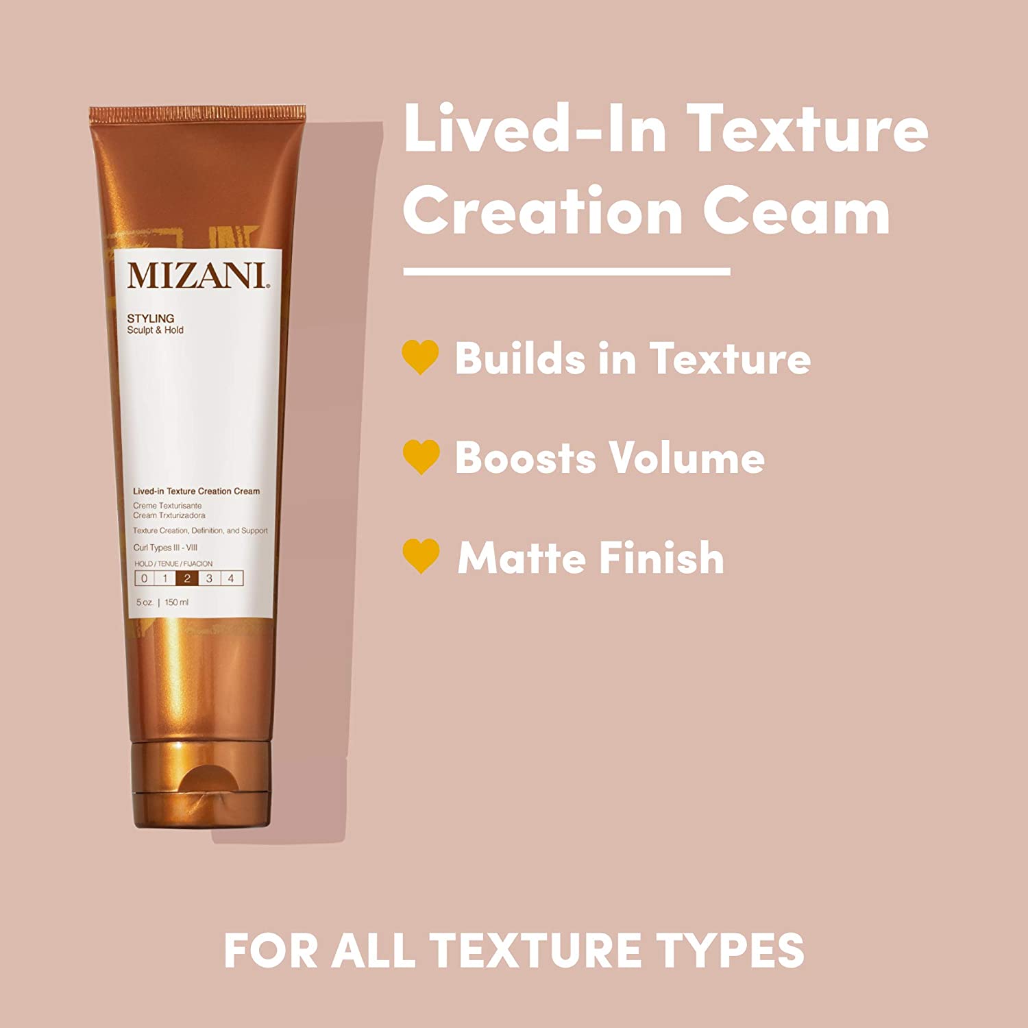 Mizani Styling Sculpt & Hold Lived-In Texture Creation Creme