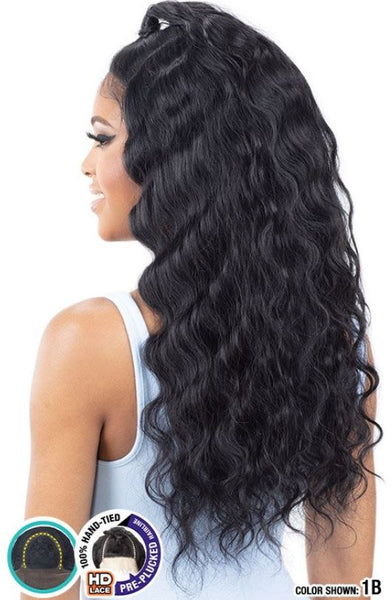 Model Model Half Up Half Down Wig HD Lace Wig