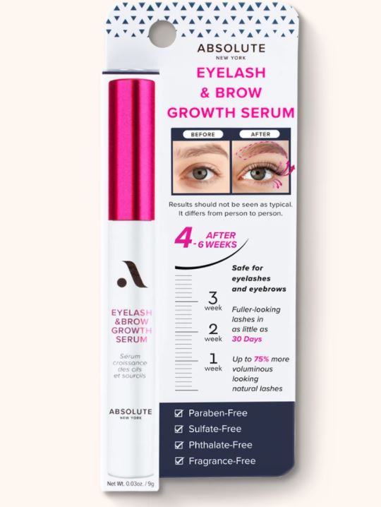 Absolute New York Eyelash + Brow Growth Serum