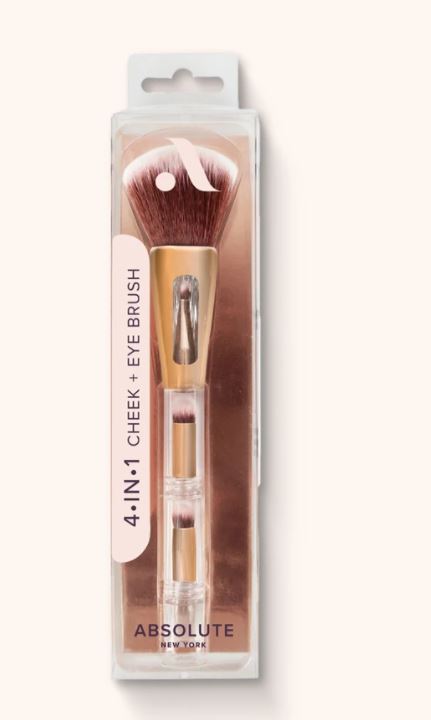 Absolute New York 4-in-1 Cheek + Eye Brush