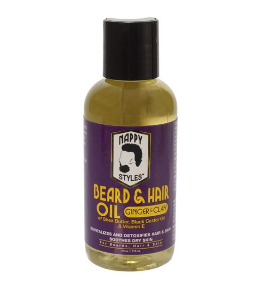 Nappy Styles Beard & Hair Oil - Ginger & Clay