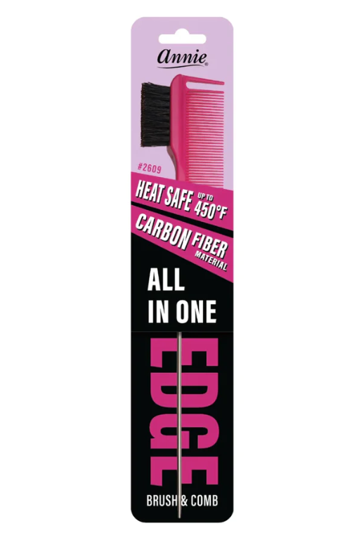Annie All-In-One Edge Brush Natural Boar Bristle Asst.