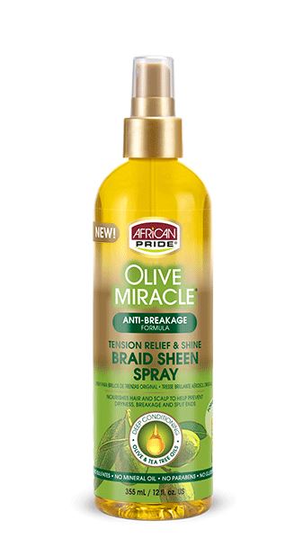 African Pride Olive Miracle Weightless Heat Protection & Shine