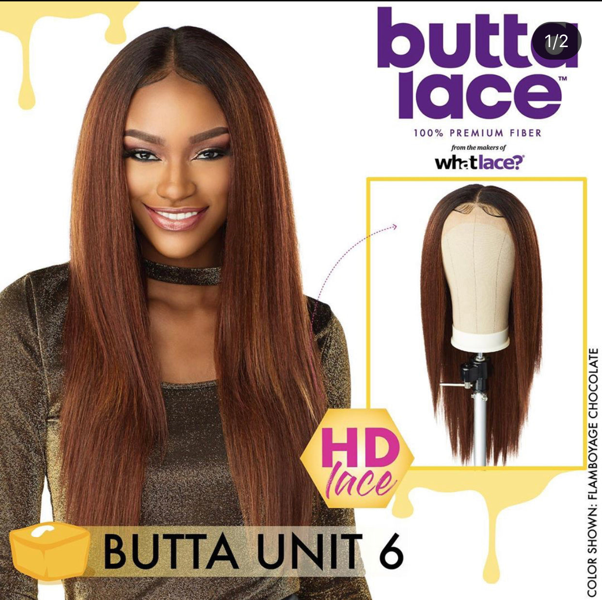Sensationnel Synthetic Hair Butta HD Lace Front Wig - BUTTA UNIT 6