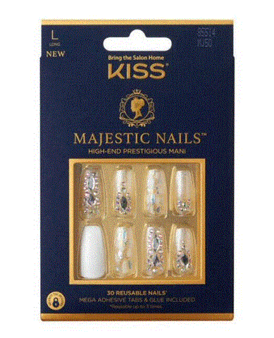 Kiss Majestic Nails - White Version