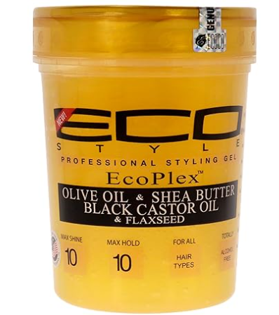 EcoStyle Olive Oil And Shea Butter Black Castor Oil And Flaxseed