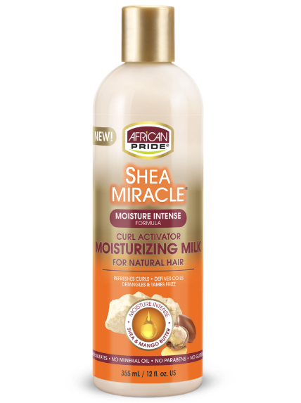 African Pride Shea Miracle Curl Activator Moisturizing Milk