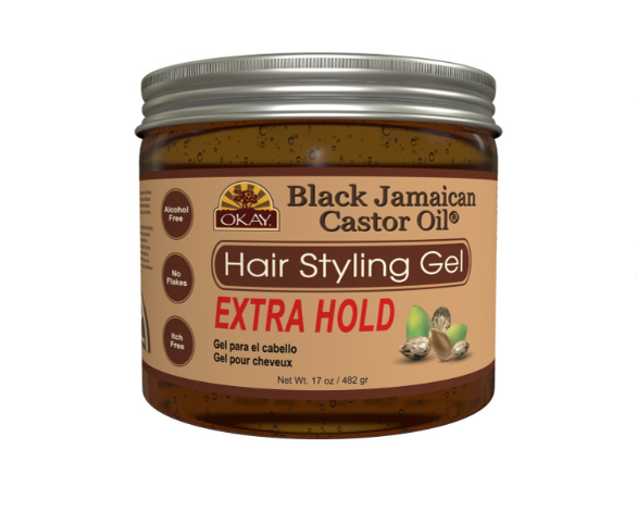 Okay Black Jamaican Hair Styling Gel Extra Hold