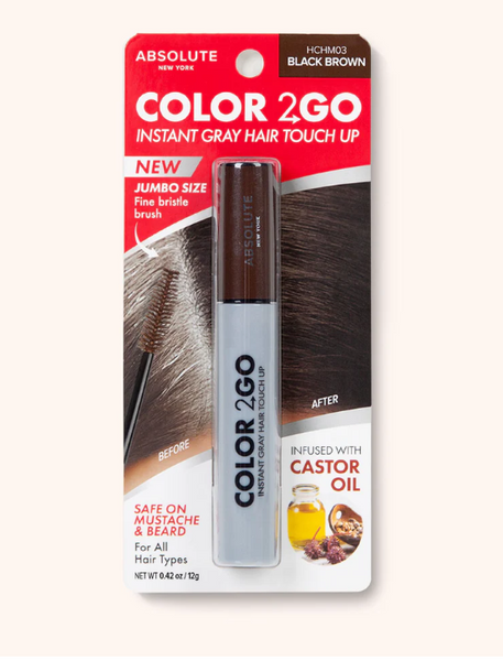 Absolute New York Color 2 Go - Instant Root Touch Up Hair Mascara