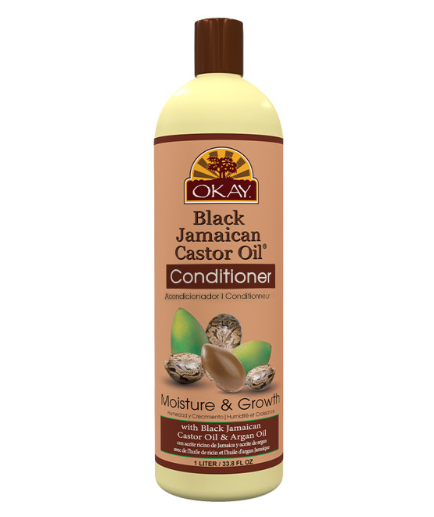 Okay Black Jamaican Castor Oil Moisture Growth Conditioner