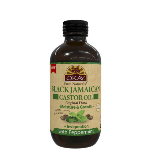 Okay Jamaican Black Castor Oil with Peppermint