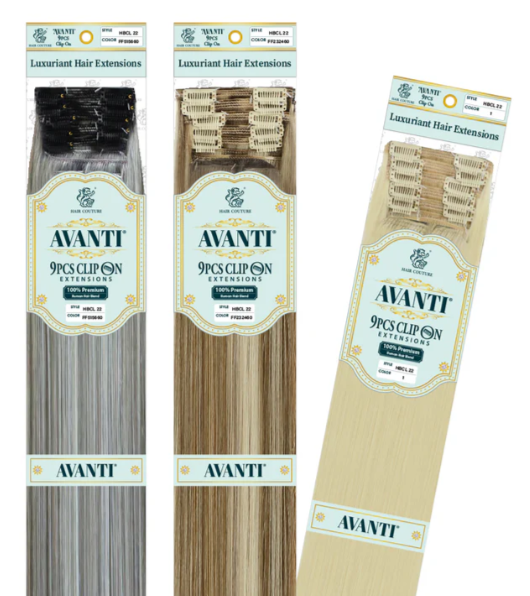 AVANTI HUMAN BLEND 9PC CLIP-ON 18"