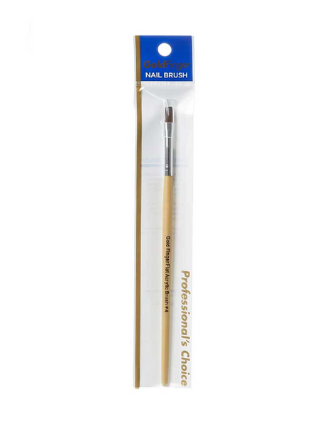 Gold Finger Flat Acrylic Brush