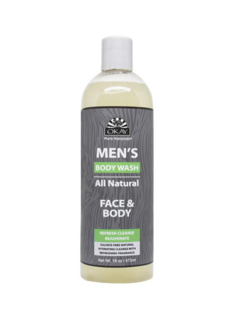 Okay Men All Natural Body and Face Wash