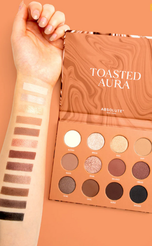 Absolute New York Toasted Aura Eyeshadow Palette