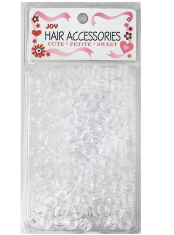 Annie Joy Large Hair Beads 240Ct Clear