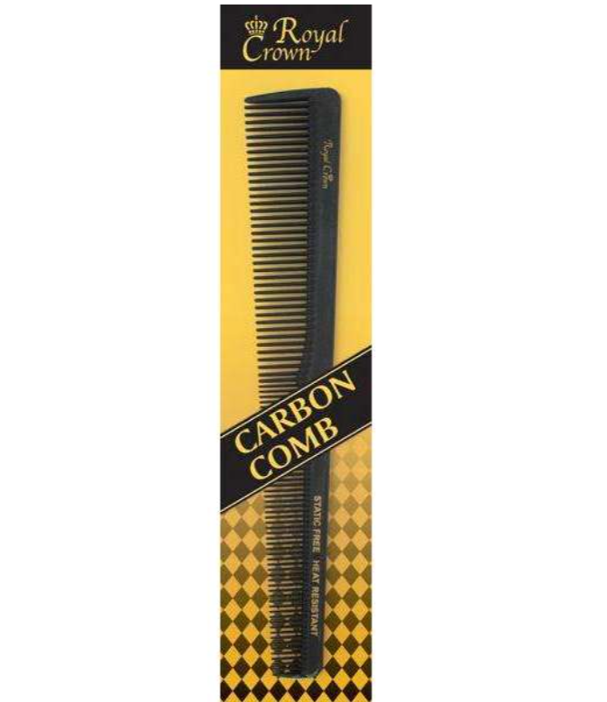 Annie Royal Crown Series Carbon Barber Comb 7 Inch