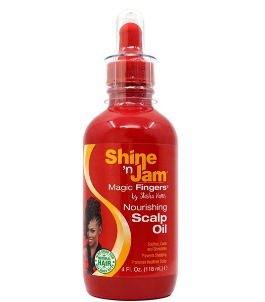 Ampro Shine-N-Jam Magic Fingers Nourishing Scalp Oil 4 Oz.