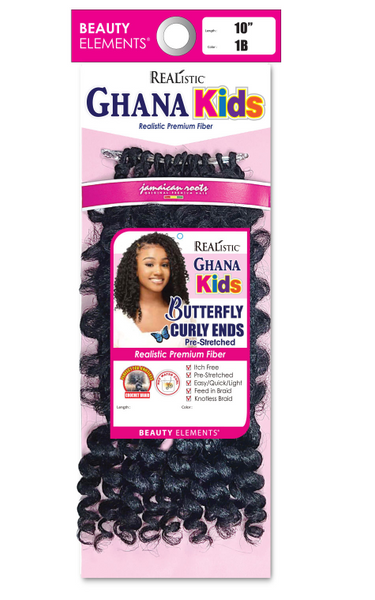 Bijoux Ghana Kids Butterfly Curly Ends