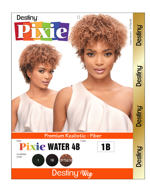 Destiny Pixie Water 4B Wig