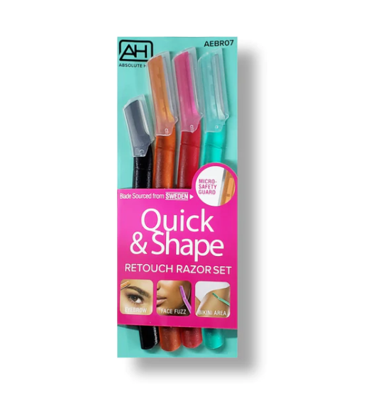 Absolute New York Hot Quick & Shape Retouch Razor Set – Beautylicious