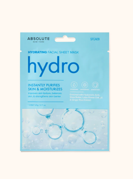 Absolute New York Facial Sheet Masks