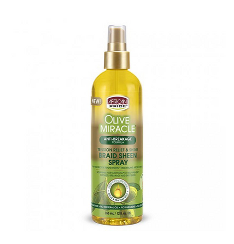 African Pride Olive Braid Sheen Spray