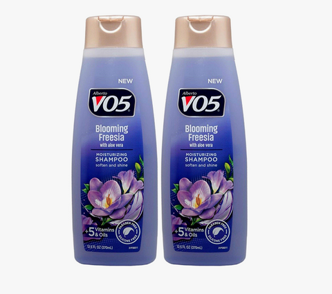 VO5 Blooming Freesia Aloe Vera Moisturizing Shampoo, 12.5 fl oz