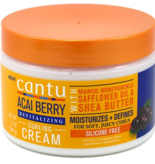 Cantu Acai Berry Curling Cream Revitalizing