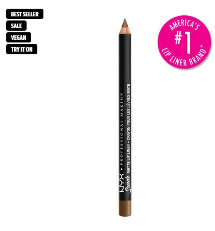 NYX Suede Matte Lip Liner Pencil
