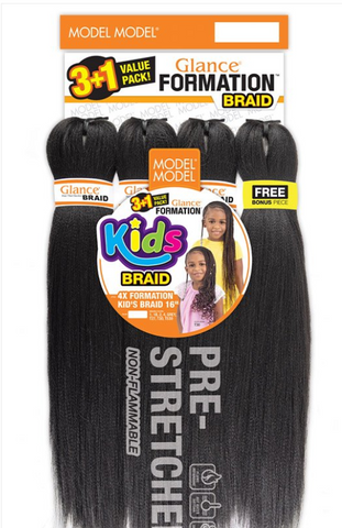 Model Model 4X Formation Kid's Braid 16"