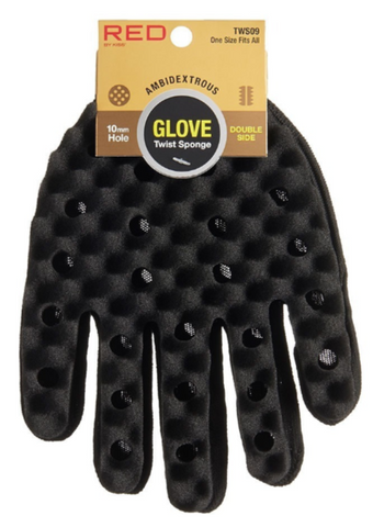 Red Beauty Twist Sponge Glove