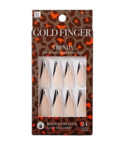 Gold Finger Trendy Nails GD02
