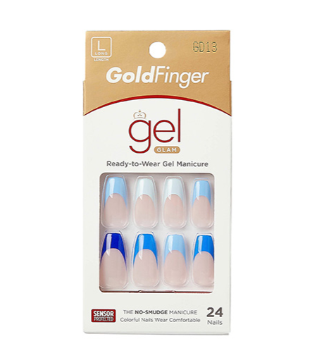 Gold Finger Trendy Nails - Feeling Blue GD13