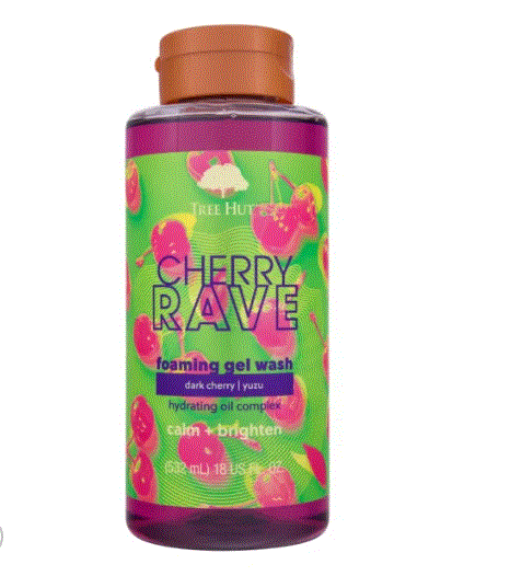 Tree Hut Cherry Rave Foaming Gel Body Wash
