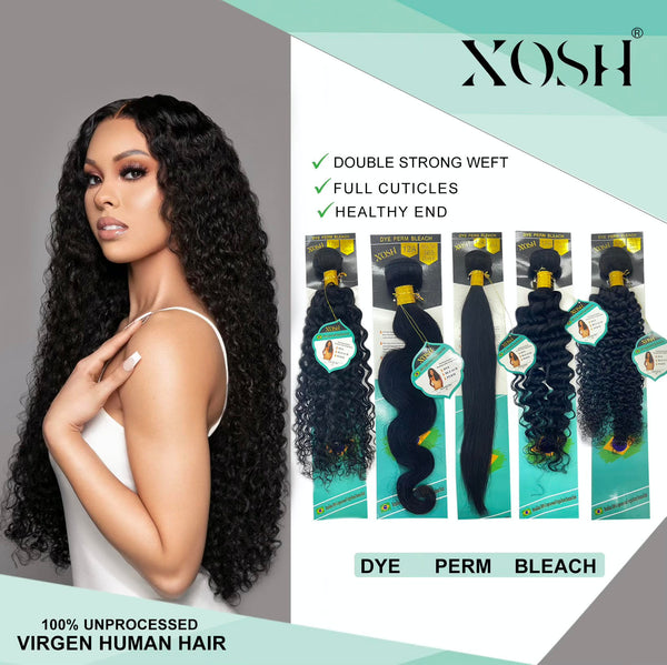 Xosh 100%  Unprocessed Virgin Human Hair