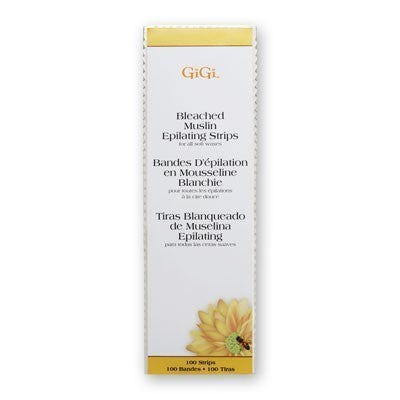 Gigi Bleached Muslin Epilating Strips