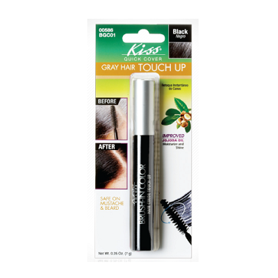 Kiss Quick Cover Gray Hair Touch Up Brush In Color