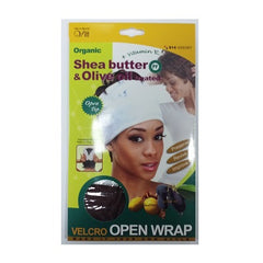 Q Fitt Organic Shea Butter & Olive Oil Treated Velcro Open Wrap